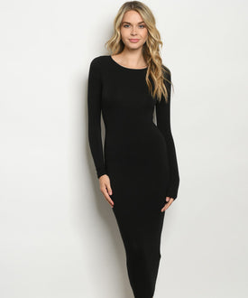 Iconic Body Slimming Midi Dress Black