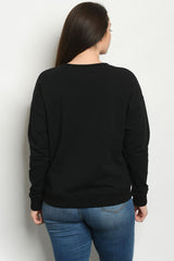 C'est La Vie J'aime "It's Life I Love" Sweatshirt Black