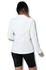 White Iconic Love Blazer