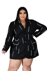 Reigning Gemstones Blazer Dress