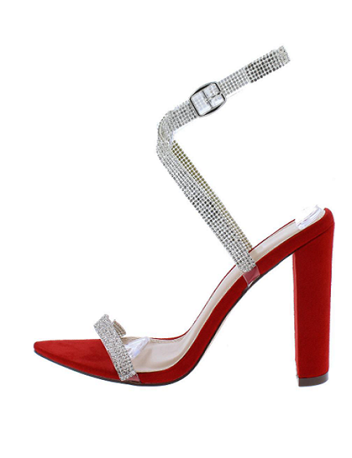 Ruby  Red Sparkles Heels