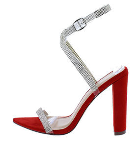 Ruby  Red Sparkles Heels