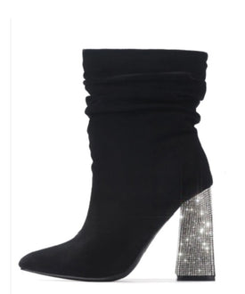 Bling Chuck Heel Booties