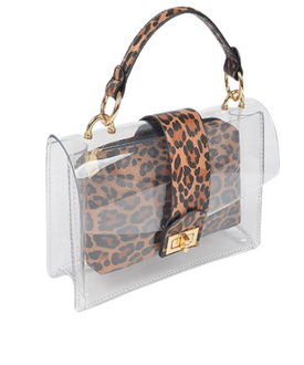 Clear Animal Instinct Crossbody Purse/Clutch