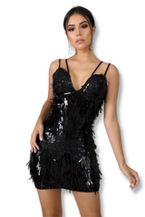 Mixed Sequins Dress