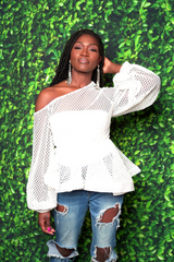 White Mesh Peplum Top