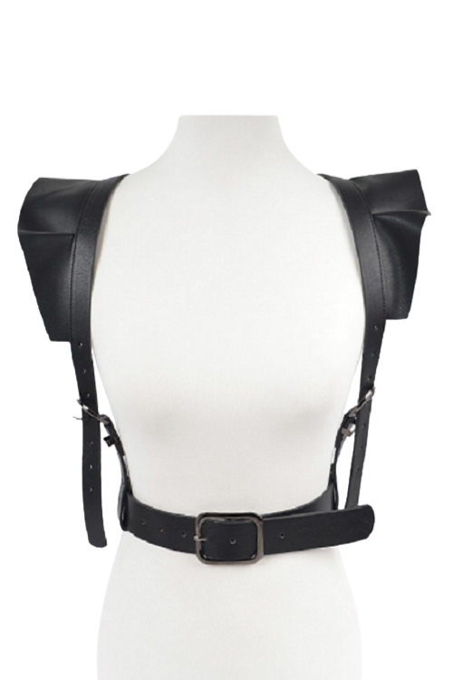 Ruffle Shoulder Accent Belt