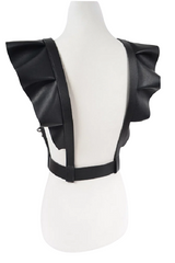 Ruffle Shoulder Accent Belt