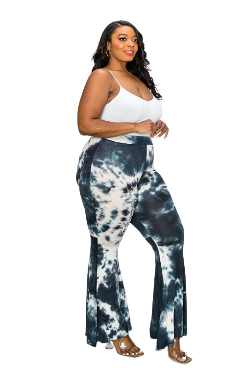 Tie dye bell hotsell bottom flare pants